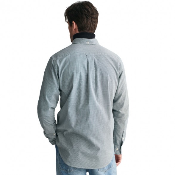 Camisa Gant Mens REG POPLIN MICRO GINGHAM