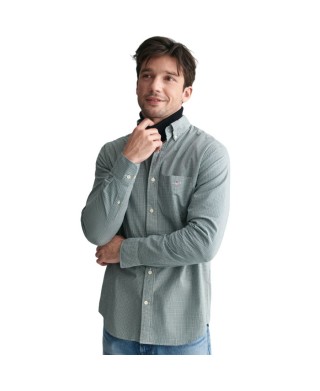 Camisa Gant Mens REG POPLIN MICRO GINGHAM
