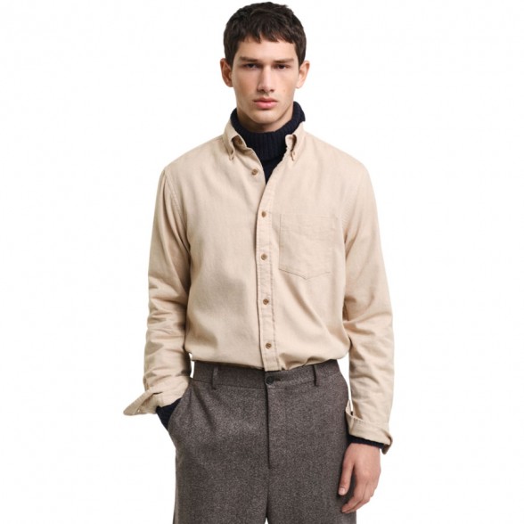 Camisa Gant Mens REG HERRINGBONE FLANNEL 