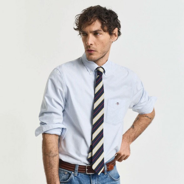 Camisa Gant Mens REG CLASSIC OXFORD STRIPE Camisa Gant Mens REG CLASSIC OXFORD STRIPE