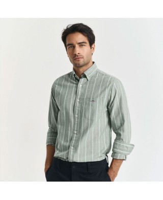 Camisa Gant Mens REG CLASSIC OXFORD STRIPE Camisa Gant Mens REG CLASSIC OXFORD STRIPE
