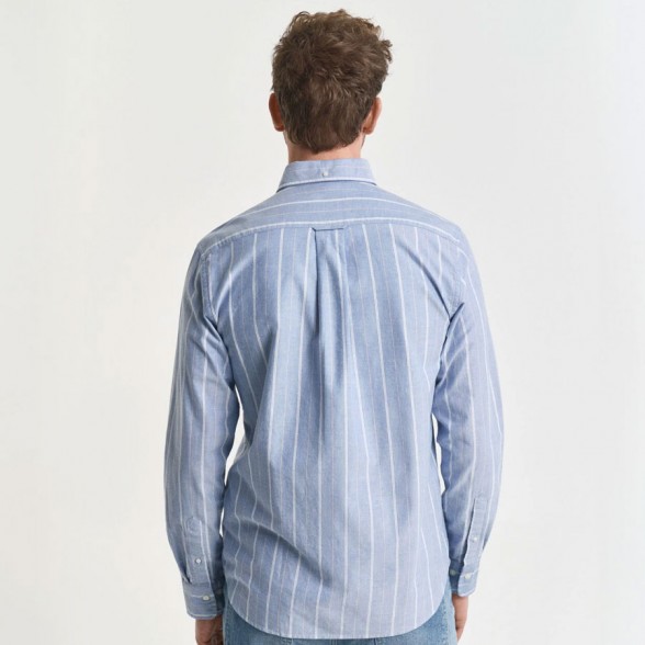 Camisa Gant Mens REG CLASSIC OXFORD STRIPE Camisa Gant Mens REG CLASSIC OXFORD STRIPE