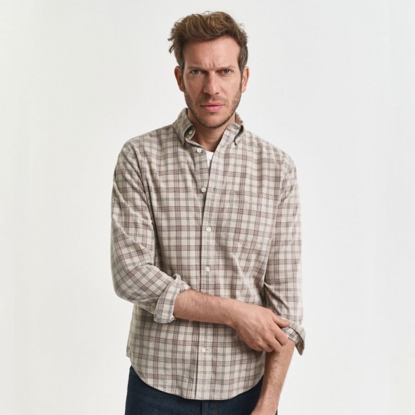 Camisa Gant Mens REG CORDUROY CHECK Camisa Gant Mens REG CORDUROY CHECK