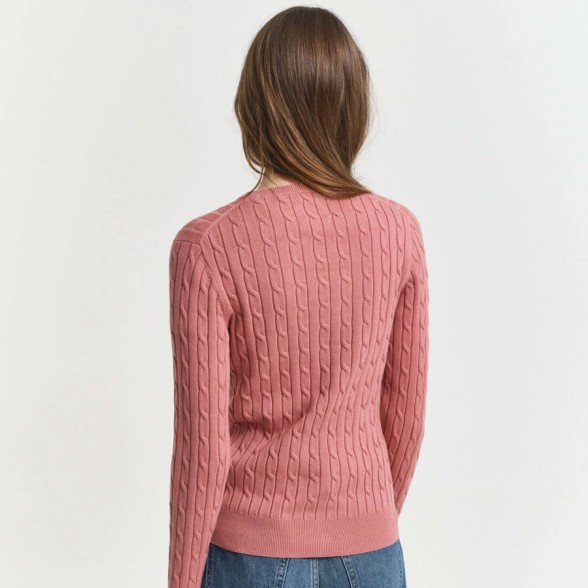 Camisola Malha Gant Women STRECH COTTON CABLE    Camisola Malha Gant Women STRECH COTTON CABLE