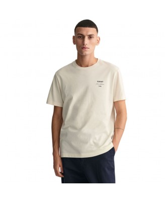 T-Shirt Gant Mens LOGO SCRIPT